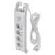 Power strip with surge protection (900J) 2m 4 sockets white EMOS