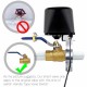 Smart water valve Wi-Fi, black, with power adaptor