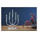 Christmas decoration "CANDLES" 2xAA, 40cm, 5 x LED, warm white, white, EMOS