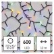 LED garland, 230Vac, 12m, 600 x LED, multicolor, timer, EMOS