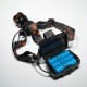 Headlight rechargeable with 20W LED, light focus, powerbank function