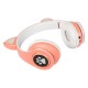 BT 5.0 LED Headphones Pink Ears