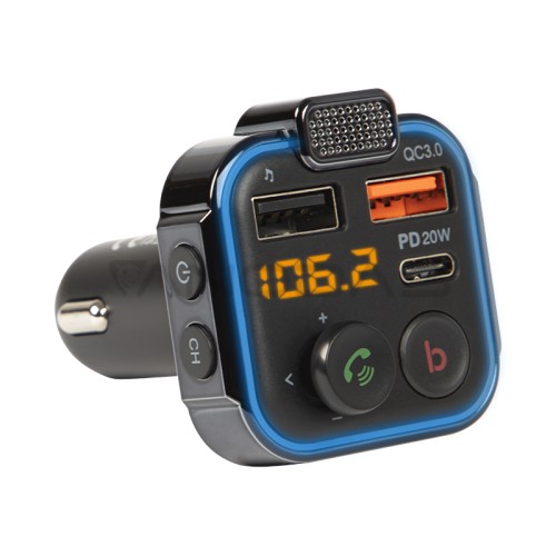 FM siųstuvas BLOW Bluetooth5 1 QC3 0