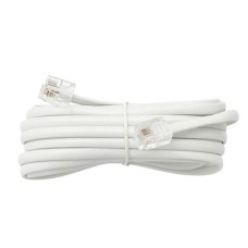 Jungtis/telefono laidas SP4-4/4m WT/WT baltas