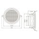 Ceiling speaker WS-135 100mm 15W/8ohm