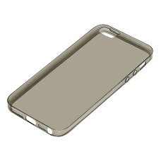 Gray iPhone 5s Case "U"