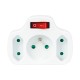 R-12WS PR 3-SOCKET splitter with