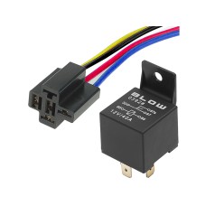 Relay 4120 12V/30A/40A + socket