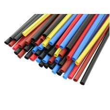 Thermo tubes, with glue 8/2 -1m color.