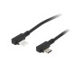 USB 2.0 A connection - USB-C 1.0m black