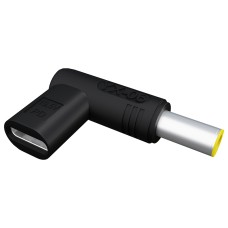 USB adapteris USB-C lizdas-DC2.5/5.5 kištukas