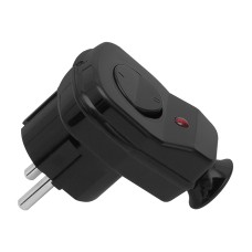 WT-16US/ŁK angular black plug