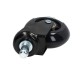 63mm rubber swivel wheel for a chair with a spindle, load capacity 20 kg FOTK - 63