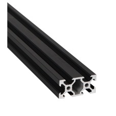 Aluminum profile V-SLOT black 20x40 - 1500mm