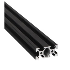 Aluminum profile V-SLOT black 20x40 - 400mm