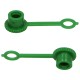 Grease nipple protective cap, green