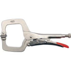 Locking pliers C-clamp 280 mm flexible tips