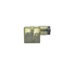 CD2-A2 LED solenoidinio vožtuvo ritės kištukas 22 mm 230V AC