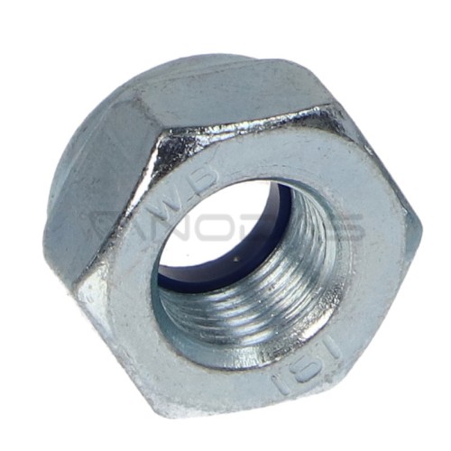 DIN 985 nut M10x1, class 8, galvanized, gw, Petty (100 pcs.)