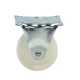 Fixed plastic furniture wheel fi 50mm with mounting plate, load capacity 50 kg 2043 - 50x20