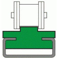 Chain guide profile 6 - 1/2 x 3/16 2000mm