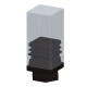 Insert for square profiles NDA.Q-35-M22x30 - with adjustable foot, technopolymer