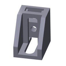 Push-in panel holder - aluminum