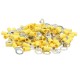 Cable lug KOI 6/8 eyelet insulated pack of 100 pcs