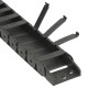 Cable guide 18X50 R55 Semi-closed - 1m