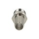 Threaded Christmas tree connector for hose fi 10 mm, R 1/4 GZ, nickel-plated brass, conical thread