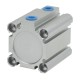 Compact pneumatic actuator CQ2B-32X30-D