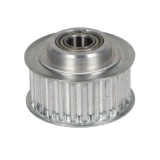 Gear wheel 27 T5/26/2F / 16mm with bearing 63800 for a 16mm wide belt