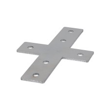 Cross connection plate for 20x20 profiles
