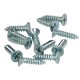 Sheet metal screw with countersunk head, cross recess PH ST 3.9x32, galvanized white, ISO 7050C (100 pcs.)