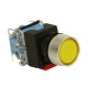 LAS0-A3Y-11Z/Y control button, yellow, NO/NC, bistable