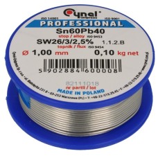 Soldering filler 1.0mm spool 0.1kg lead-free SN99