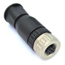 Socket 43-00092, M12-4p, 4 tracks, IP67 Conec