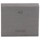 Gauge block 40mm, tolerance class 1 FORMAT