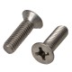 Metal screw DIN 965 M3x10 A2, stainless steel (100 pcs.)