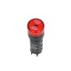 Flashing indicator light with buzzer AD16-16SM/230V, 16mm, red