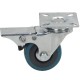 Swivel wheel fi 50mm rubber with a brake with a mounting plate, load capacity 50 kg N120050DB