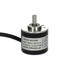 PIB3806-1000-G5-24-C incremental rotary encoder, 1000 imp/rev, 5-24VDC, fi38mm, 6mm shaft, OC, Wagney