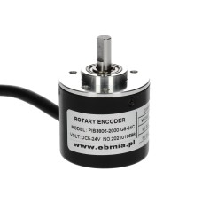 PIB3806-2000-G5-24-C incremental rotary encoder, 2000 imp/rev, 5-24VDC, diameter 38mm, shaft 6mm, OC, Wagney