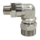 Pneumatic elbow Screwed 10 mm x 8 mm - 1/8 inch thread