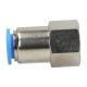 Pneumatic Fitting Straight Female 10 mm Internal Thread 3/8 inch PCF-10-3/8