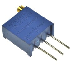 Potentiometer 3296, 50kohm, 0.5W, 3296W-503 standing, multi-turn