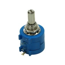 Potentiometer WXD3590S-103 10kohm linear, 5%, 2W, axis fi 6.35mm