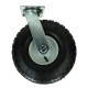 Inflatable swivel wheel fi 80mm with mounting plate, load capacity 120 kg SC 80