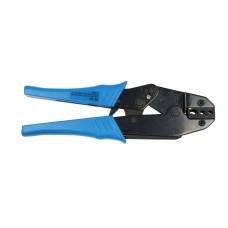 Ratchet crimper for terminals