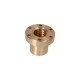 Brown trapezoidal nut with collar 36x6